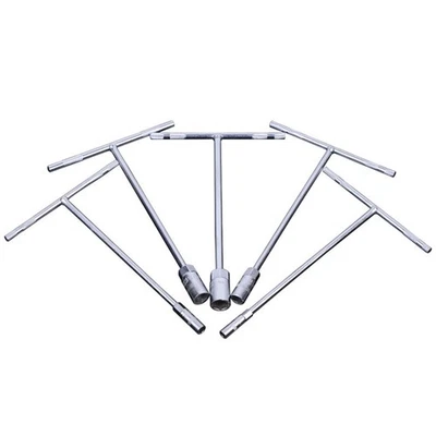 1pc T Shape Handle Socket Wrench Hexagon Spanner 814mm for Auto Bike Use - Image 1 of 4