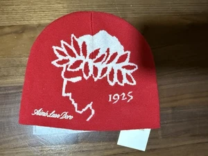 Aime Leon Dore ALD / Olympiacos F.C. Logo Beanie Red Logo Hat Merino Wool Cap - Picture 1 of 5