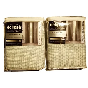 Eclipse Walken Stange Tasche Raum Verdunkelungsvorhang 40 B x 84 L Meeresschaum 2 Paneele NEU - Bild 1 von 9