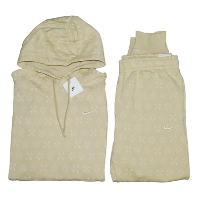 Conjunto de sudadera con monograma polar Nike Club para hombre talla L dorada a juego con capucha Foto 1 de 4