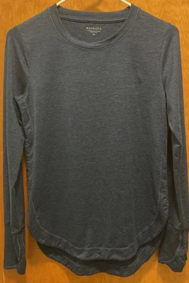 Top Athleta Uptempo en azul marino jaspeado XS Foto 1 de 4