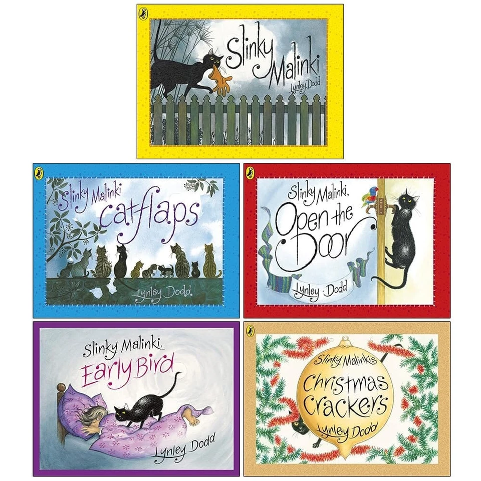 Slinky Malinki Series By Lynley Dodd 5 Books Collection Set - Ages 2+ -Paperback - Image 1 of 1