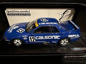 Modelo de encendido 1/18 IG2820 Calsonic Nissan Skyline GT-R R32 1992 JTC Mr Hoshino - Imagen 1 de 7