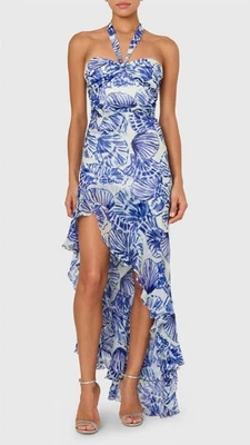 Amanda Uprichard Marabou шифоновое платье размер L - Изображение 1 из 4