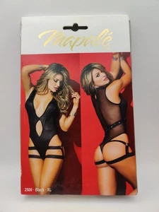 Mapale 2500 Set Body Imbracatura Wetlook Nero Taglia XL - Foto 1 di 4