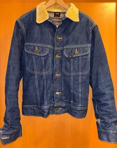 Wear House Lee Storm Rider Jacket 40 Saltha Denim Flap Vintage Used - Picture 1 of 6
