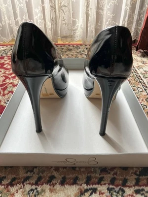 Zapatos de salón Chinese Laundry Wonder plataforma charol negro tacón alto talla 8M Foto 1 de 4