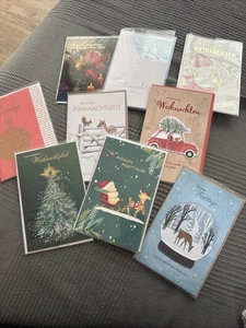 Weihnachtsgrußkarten mit Umschlag Weihnachtskarten  10 Stück - Bild 1 von 6