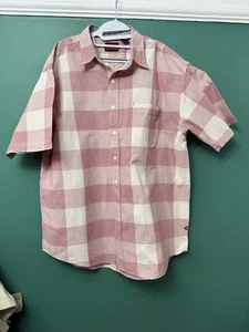 Herren Wrangler Hemd. XL. Rosa Kariert. Kurzarm SKU 40125 - Bild 1 von 7