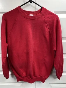 Suéter en Blanco Fruit of the Loom Años 90 De Colección Mujeres Damas Grande Rojo LG Informal Wea - Imagen 1 de 6