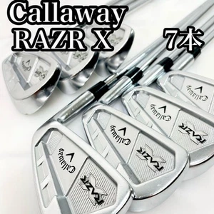 Callaway Razr X Forged Men’s Iron Set 4-9P Right-Hand Steel SR Used - Picture 1 of 9
