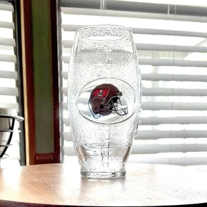 **VINTAGE** Tampa Bay Buccaneers NFL -Football Shaped Libby Tumbler -Miller Logo - Picture 1 of 6