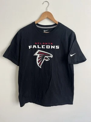 Camiseta Nike Atlanta Falcons NFL Fútbol Hombres Grande Negra Calce Regular Foto 1 de 4