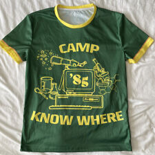 STRANGER THINGS Youth 3XL Mens Large '85 Camp Know Where T-Shirt Ringer Dustin