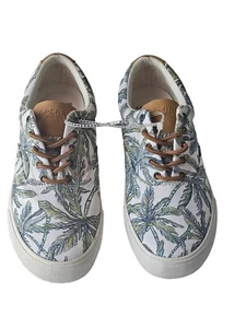 Zapatillas deportivas Sperry SeaCycled Striper para hombre talla 10 CVO palmeras/lona blanca STS25133 - Imagen 1 de 5