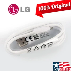 Original OEM LG Micro-USB Data Charge Cable for G4 G3 G2 K50 K40 K30 Phoenix - Picture 1 of 9