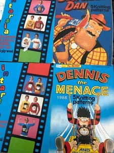 2 Gary Kennedy (Intarsien) Muster Dennis the Menance & Desperate Dan Pullover - Bild 1 von 3