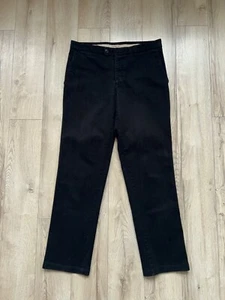 Mens Burberry London Vintage Black Cotton Pants Trousers Chino Size 50 - Picture 1 of 14