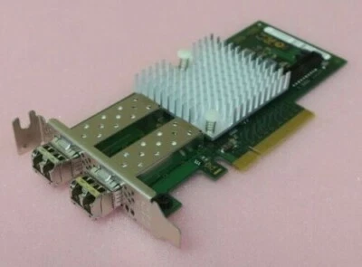 Fujitsu D2755-A11 Dual Port 10Gb Ethernet Controller PCIe x8 LP  + 2x 10G SFP - Image 1 of 2