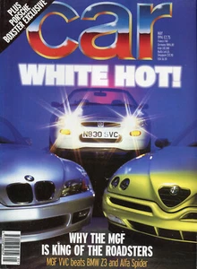 CAR magazine May 1996 VW Golf GTi MGF Z3 Alfa Spider Boxster Caterham Ford F50 - Bild 1 von 1