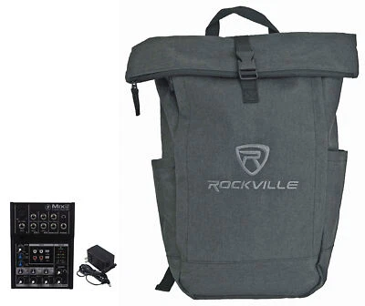 Mackie Mix5 Compact 5 Channel Mixer High Headroom Low Noise Clarity+Backpack - Image 1 of 4