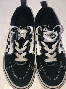 Vans Primary Check Old Skool Black White Checkerboard Kids Youth Size 2 - Picture 1 of 13