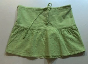 Mini Skirts Ladies 100% Cotton Embroidered Garment Dyed (10 Colors) - Picture 1 of 12