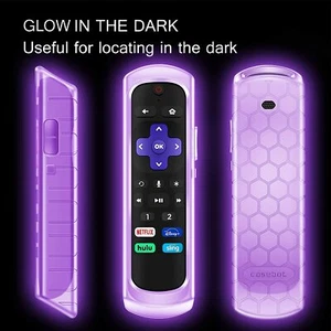 Silicone Case for Roku Voice Remote Pro, Roku Ultra 4800R (2020) Shockproof Cove - Picture 1 of 9