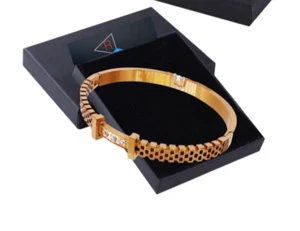 Rosegold I Crystal Bangle - Picture 1 of 6