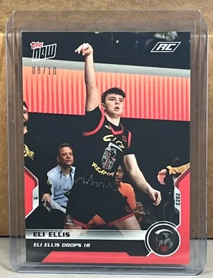 2022 23 TOPPS NOW Overtime Elite #29 ELI ELLIS ROOKIE Red Parallel 8/10 - Image 1 of 2