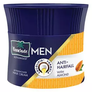 Parachute Aftershower Hair Cream Anti Hairfall With Almond For Men 100g - Picture 1 of 8