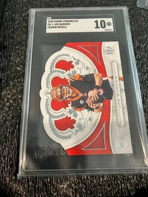 2020 Panini Chronicles - Crown Royale #CR-1 Joe Burrow (RC) - Image 1 of 2