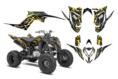 2013- 2025 Raptor 700 R graphics wrap kit 24 mil racing vinyl Digi Camo 1901 Blu - Image 1 of 4