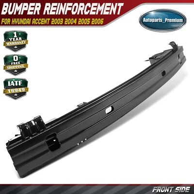 Refuerzo de parachoques delantero con lata de aplastamiento para Hyundai Accent 2003 2004 2005 2006 Foto 1 de 4