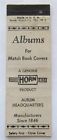 A GENUINE HORN PRODUCT, SINCE 1846, ALBUMS FOR MATCH BOOK COVERS MATCHBOOK COVER