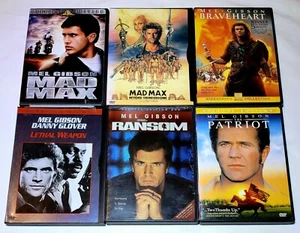 Mad Max, Beyond Thunderdome, Braveheart, Patriot, Lethal Weapon & Ransom DVD - Picture 1 of 7