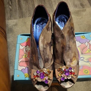 POETIC LICENCE PEEP TOE HIGH HEELS SHOES SIZE UK 6 EUR 39 - Picture 1 of 6