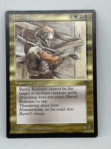 Bartel Runeaxe - Legends - NM - MTG Magic The Gathering - Picture 1 of 7