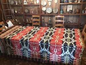 Antique Pennsylvania Coverlet…. Elisabeth Medary…1840 - Bild 1 von 12