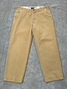 Polo Jeans Company Pants Mens 33 x 32 Tan Chinos Trousers Ralph Lauren - Picture 1 of 21