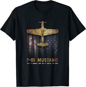 NEW LIMITED WWII Fighter Plane Design Great Gift Idea Premium Tee T-Shirt S-3XL