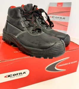 Safety Boots Cofra Riga S3 SRC Size 6/ 39 Black Unisex Born To Work - Picture 1 of 16