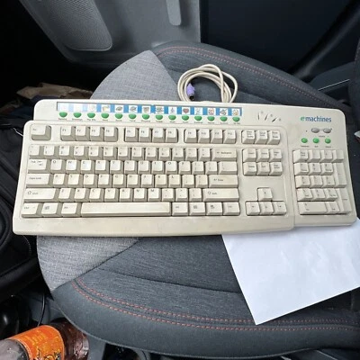1A eMachines EKB-5190A Multimedia Keyboard Wired PS/2 w/Multifunction Keys - Image 1 of 3