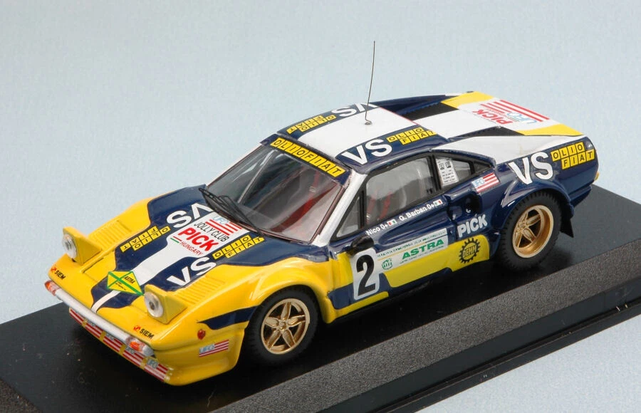 FERRARI 308 GTB N.2 RALLY VALLI PIACENTINE 1980 NICO/BARBAN 1:43 - Immagine 1 di 1
