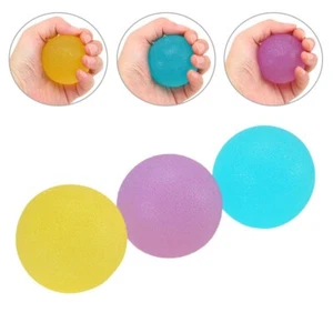 3PC Hand Therapy Squeeze Balls Combo Kit Finger Exercise Stress Relief Training - Picture 1 of 8