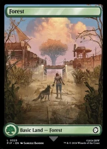 4x Fallout Full Art Forest Land, Full Art Lands, Full Art Forest, 4 Pack, 325 - Picture 1 of 1