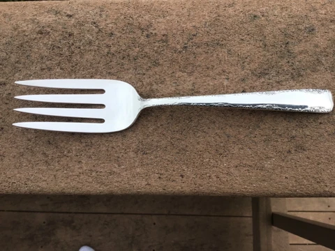 Gorham Camellia Sterling Meat Fork 8 1/4” 80 Grams Cover