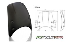 Cupolino NERO DUCATI SCRAMBLER 2015 > / TRIUMPH STREET TWIN 2016 > RIZOMA CF010B