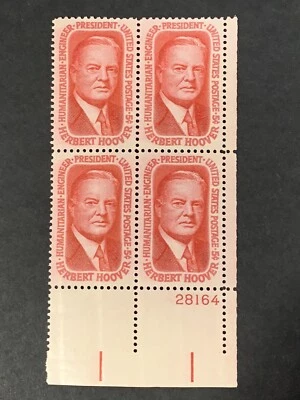 1965 SC #1269 5 Cent PB Herbert Hoover, Mint, LR 28164 - Image 1 of 4
