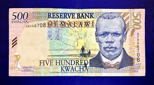 2001 MALAWI - 500 KWACHAS  - XF - EZSU6 - Picture 1 of 2